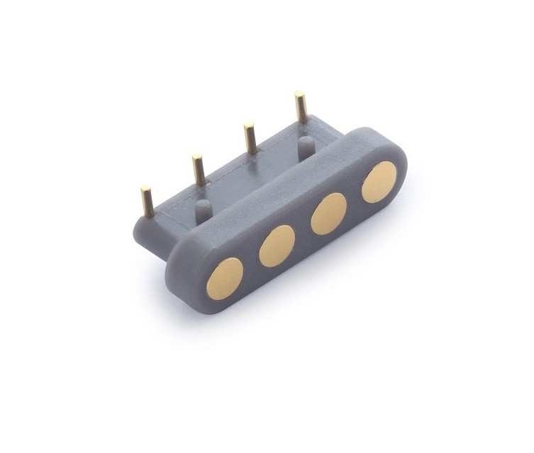 Pogo pin 90 degree connector