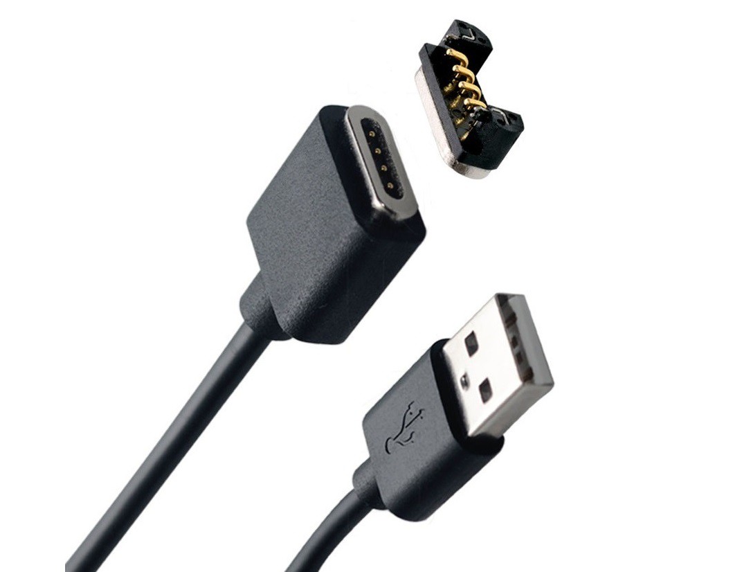 Pogo pin magnetic cable connector Pogo pin magnetic cable connector