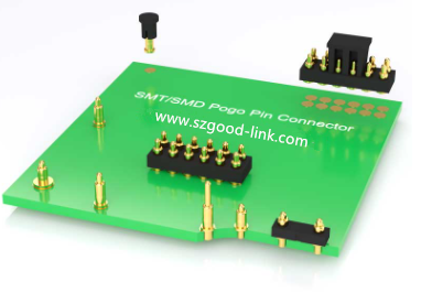 Cysylltydd Pin Pogo PCB