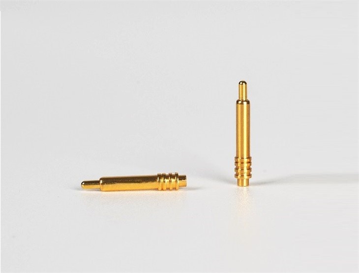 Plated Gold Straight Needle Pogo Pin