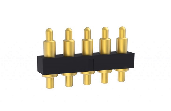 2.54mm Pitch 5pin Pogo Pin Connector
