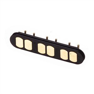 Cysylltydd Pin Pogo Ongl Dde Cyfredol