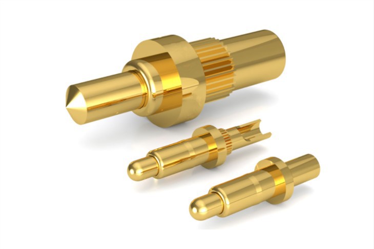 Pin Pogo Gwifren Solder Gyda Chwpan Solder