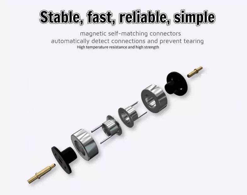 Ein Connector Pin Pogo Magnetig