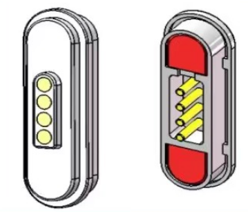 Y Cysylltydd Codi Tâl Magnetig 4PIN