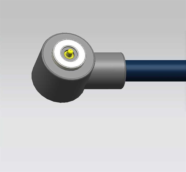 Sengl{0}PIN Rownd Dde-Angle Magnetig Cable